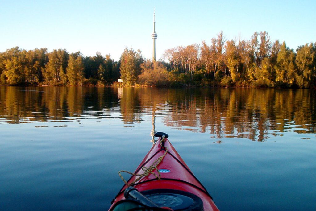 Fun things to do in Toronto for young adults-  Paddle Boarding Kayaking