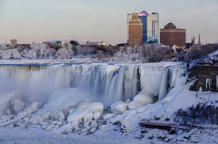 The Frozen Niagara Falls