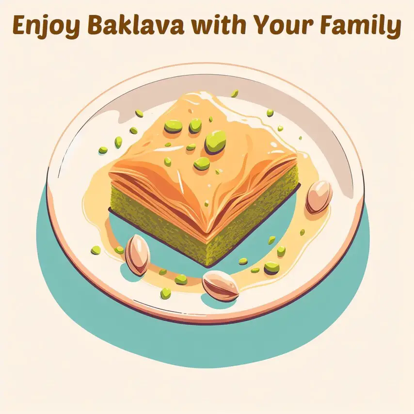 enjoy eating Baqlava