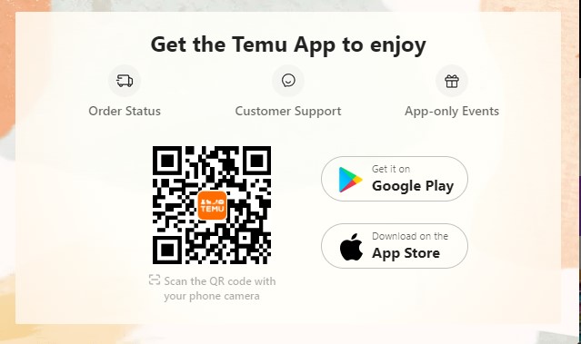 get Temu app