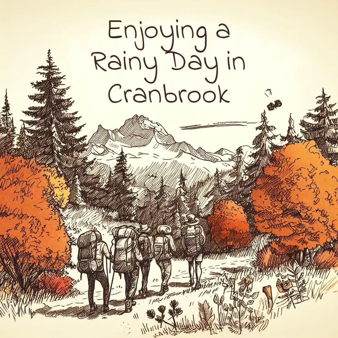 A rainy day in Cranbrook, British Columbia