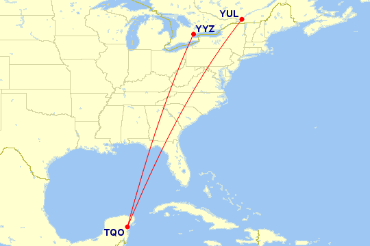 Air Canadas New Tulum Routes 1